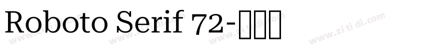 Roboto Serif 72字体转换